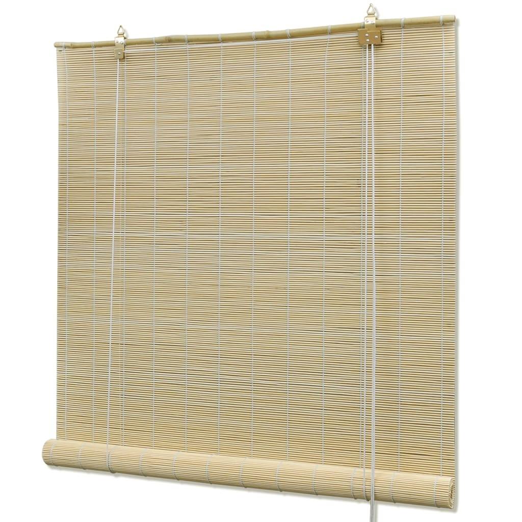 Rullegardin 150x220 cm naturlig bambus