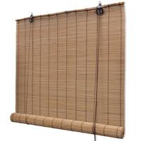 Rullegardin 80x160 cm bambus brun