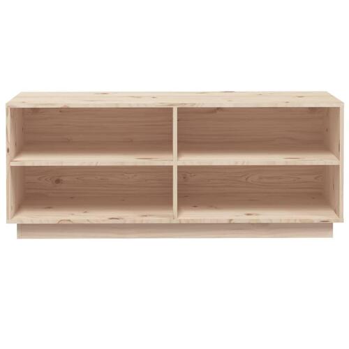 Skoreol 110x34x45 cm massivt fyrretræ