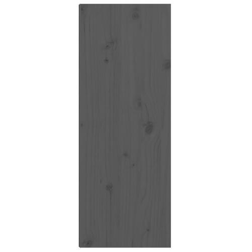 Vægskab 30x30x80 cm massivt fyrretræ grå