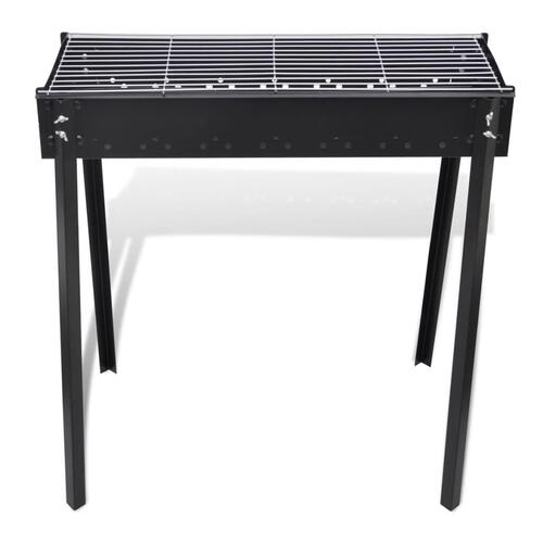Firkantet kulgrill 75 x 28 cm