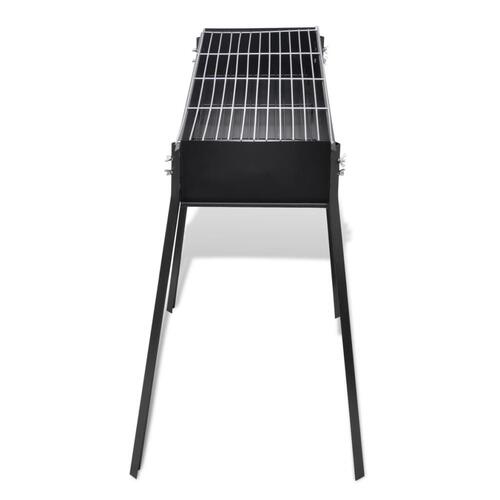 Firkantet kulgrill 75 x 28 cm