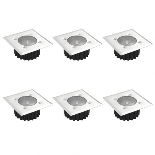 6 x soldrevet jordspotlys