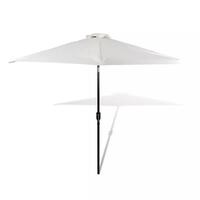 Parasol sandhvid 3 m stålstang