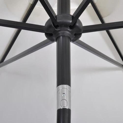 40772 parasol 200 x 300 cm sandhvid rektangulær