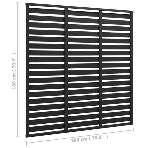 Hegnspanel 180x180 cm WPC sort