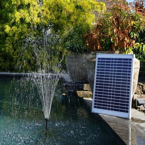 pumpesæt til springvand SolarMax 1000 med solpanel