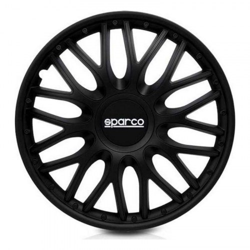 Sparco hjulkapsler SPC1496BK - sort, 14" (sæt á 4)