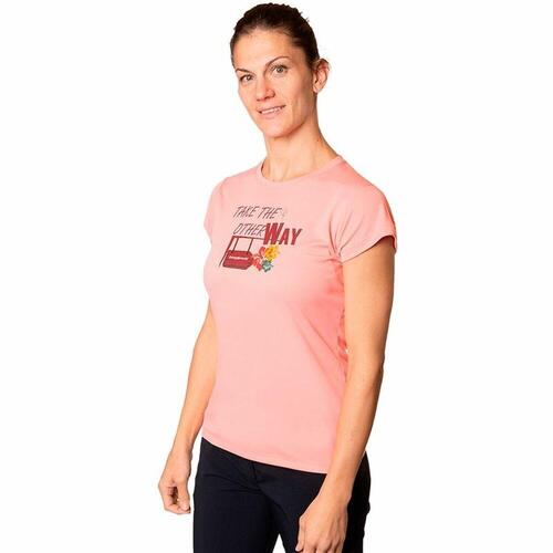 Kortærmet T-shirt til Kvinder Trangoworld Myra Pink M