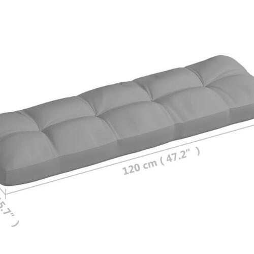 Pallehynder 3 stk. stof grå