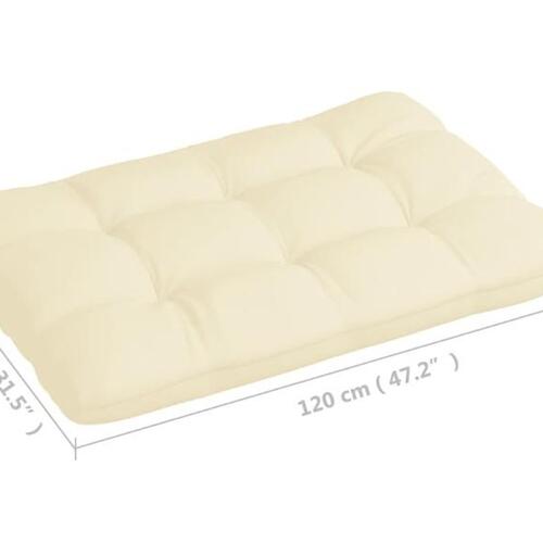 Pallehynder 3 stk. stof cremefarvet