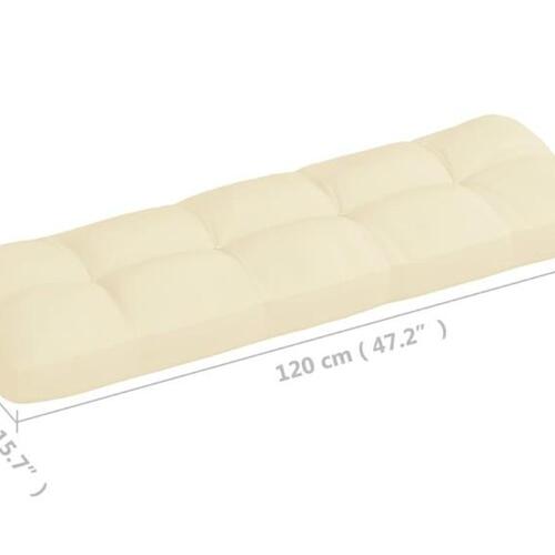 Pallehynder 3 stk. stof cremefarvet
