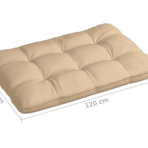 Pallehynder 3 stk. stof beige