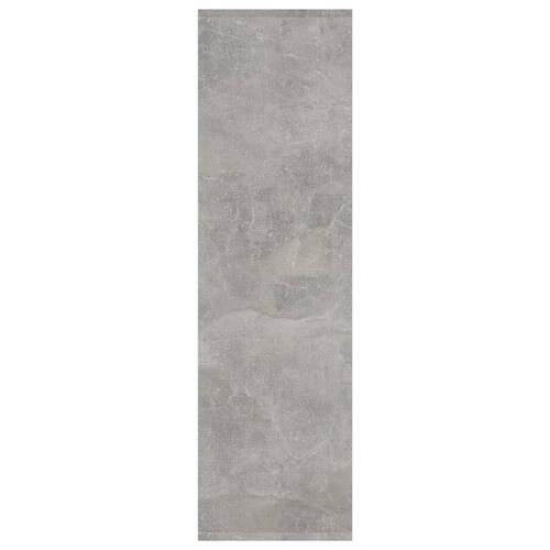 Bogreol/rumdeler 40x30x103 cm konstrueret træ betongrå