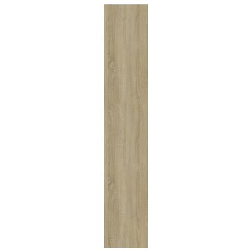 Bogreol/rumdeler 60x30x166 cm konstrueret træ sonoma-eg