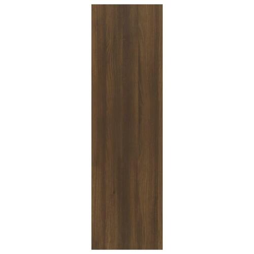 Bogreol/rumdeler 40x30x103 cm konstrueret træ brun egetræ