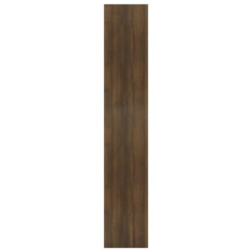 Bogreol/rumdeler 60x30x103 cm konstrueret træ brun egetræ