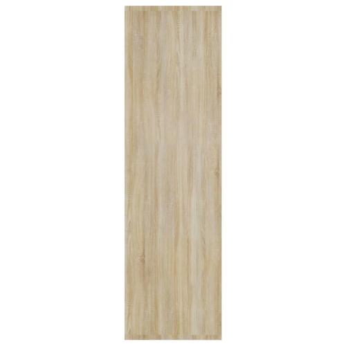 Bogreol/rumdeler 80x30x103 cm konstrueret træ sonoma-eg