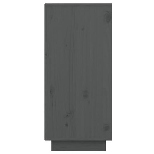 Skænk 60x34x75 cm massivt fyrretræ grå