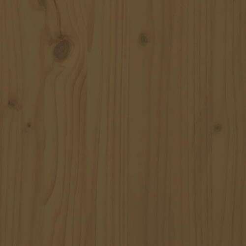 Sengeramme 120x190 cm Small Double massivt fyrretræ gyldenbrun
