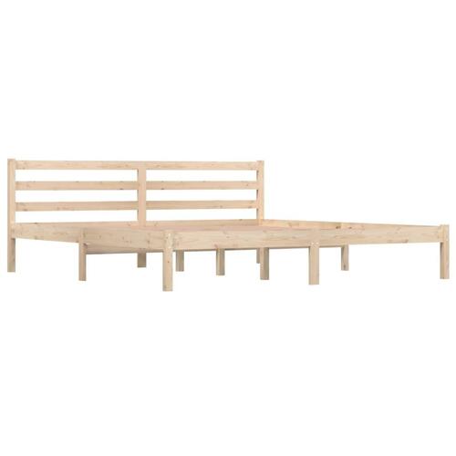 Sengeramme 180x200 cm massivt fyrretræ