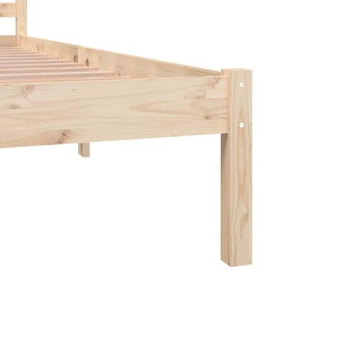 Sengeramme 180x200 cm massivt fyrretræ