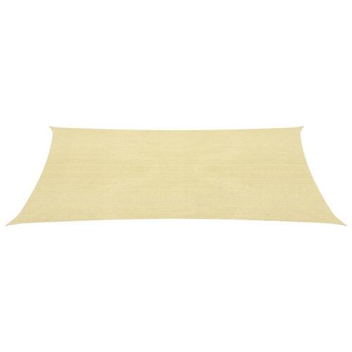 Solsejl 3x3 m 160 g/m² HDPE beige