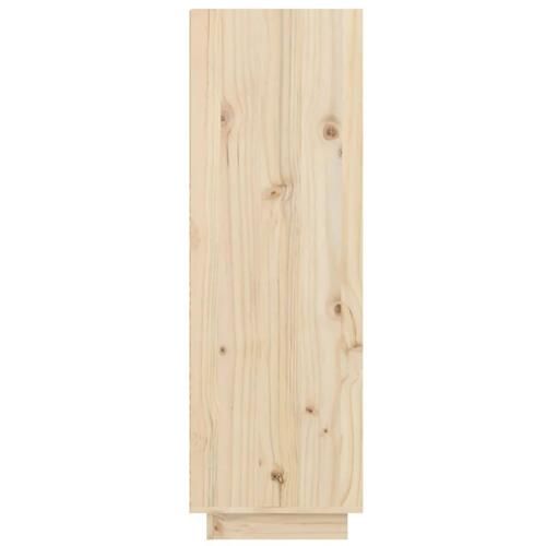 Skoreol 60x34x105 cm massivt fyrretræ