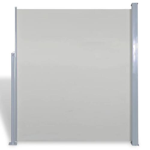 Sidemarkise til terrasse 160x300 cm cremefarvet