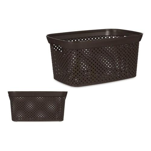 Kurv Brun Plastik 10 L 24 x 17 x 35 cm