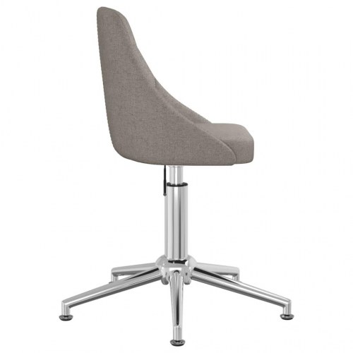 Drejelig kontorstol stof mørkegrå