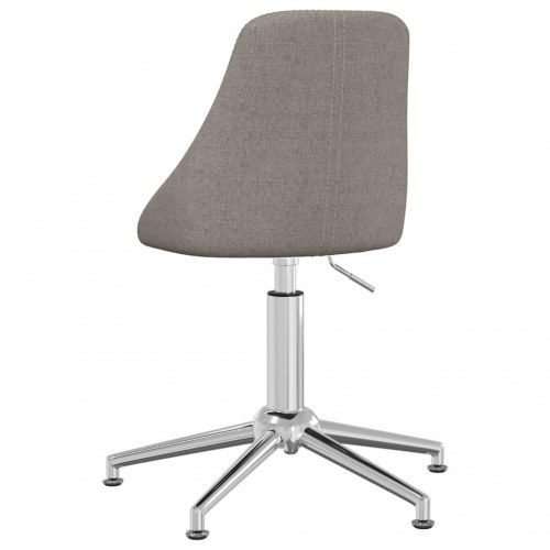 Drejelig kontorstol stof mørkegrå