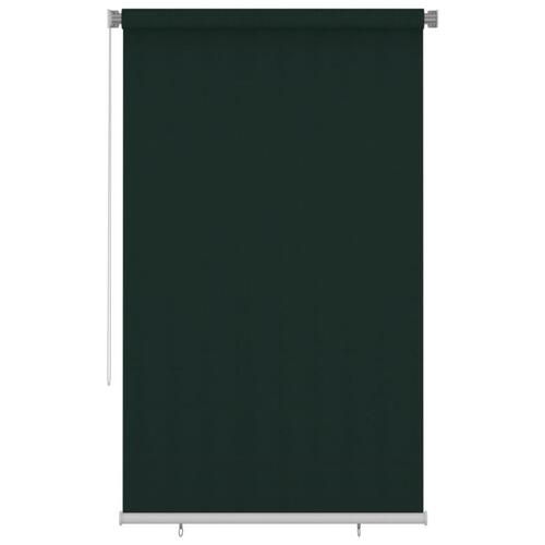 Udendørs rullegardin 140x230 cm HDPE mørkegrøn