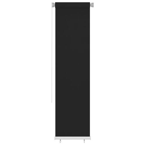 Udendørs rullegardin 60x230 cm HDPE sort