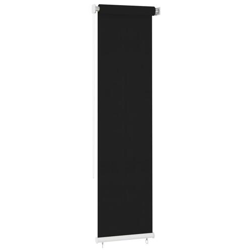 Udendørs rullegardin 60x230 cm HDPE sort
