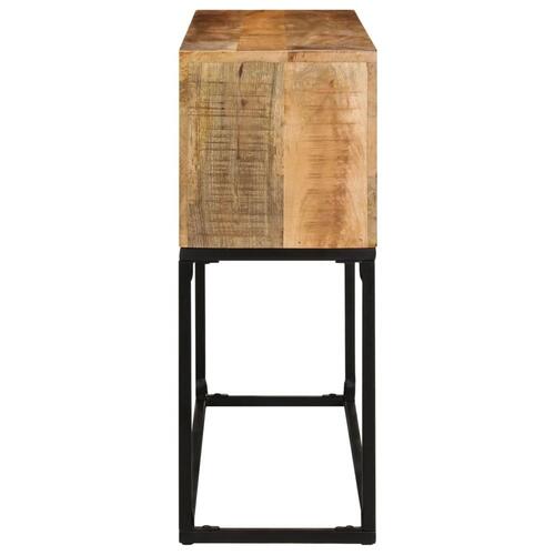 Konsolbord 120x30x75 cm ru mangotræ