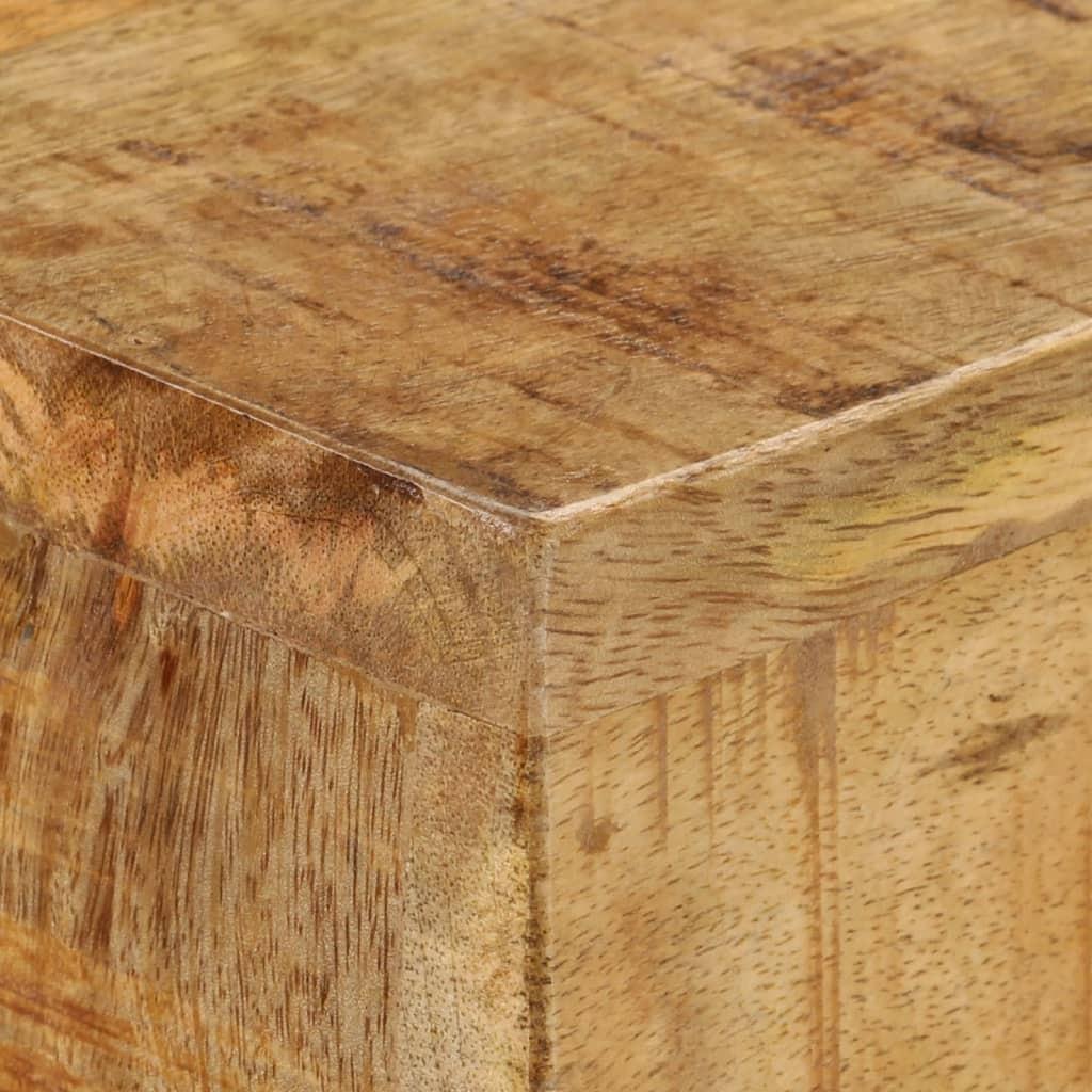 Konsolbord 120x30x75 cm ru mangotræ
