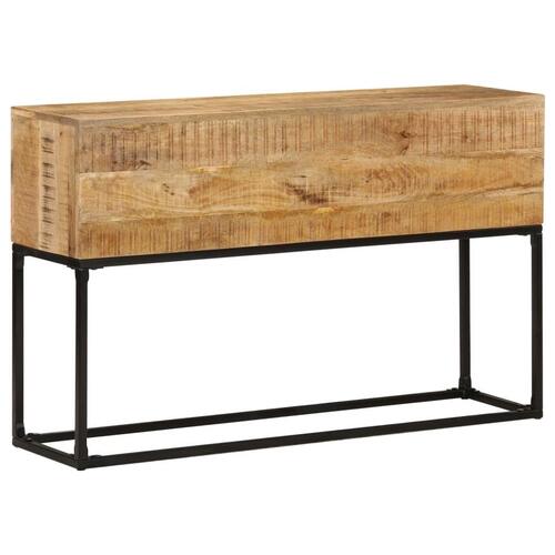 Konsolbord 120x30x75 cm ru mangotræ