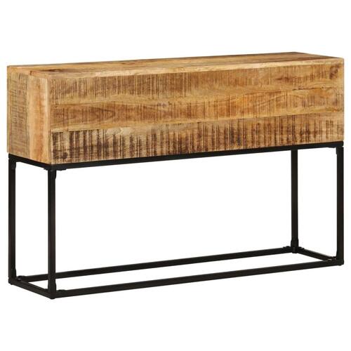 Konsolbord 120x30x75 cm ru mangotræ