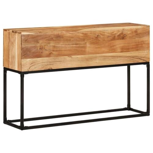 Konsolbord 120x30x75 cm massivt akacietræ