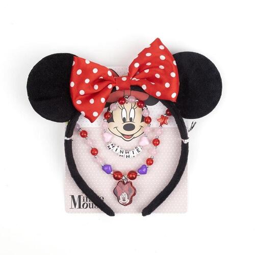 Tilbehør sæt Minnie Mouse Multifarvet 3 Dele