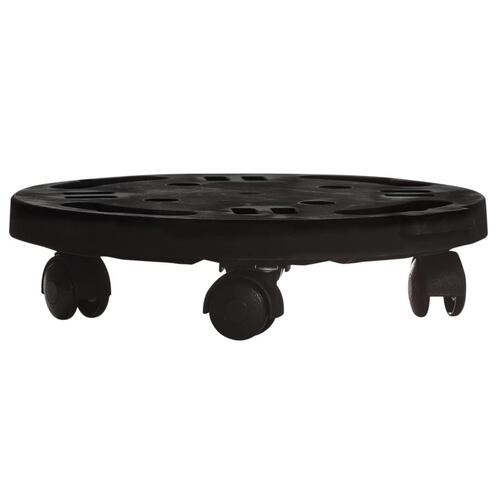 Plantevogn med hjul 30 cm i diameter 170 kg sort