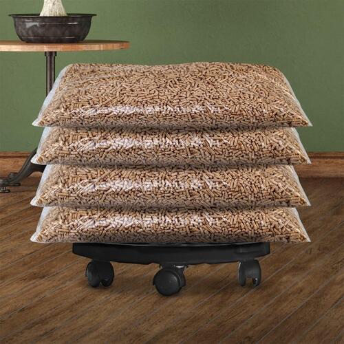Plantevogn med hjul 30 cm i diameter 170 kg sort
