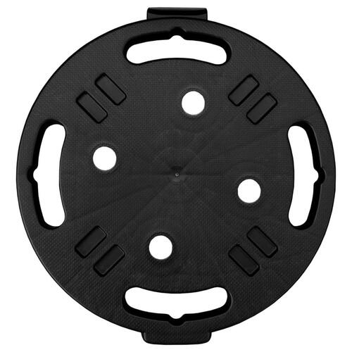 Plantevogn med hjul 30 cm i diameter 170 kg sort