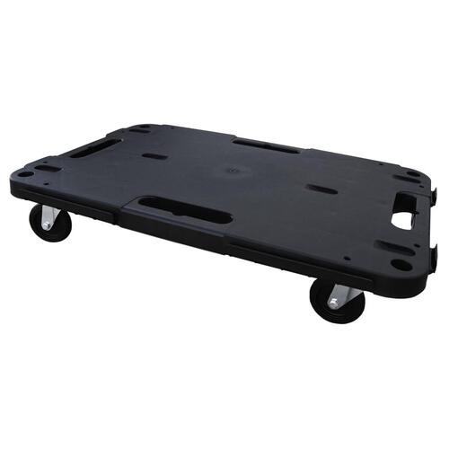 Transportvogn 58x38x12 cm PP sort