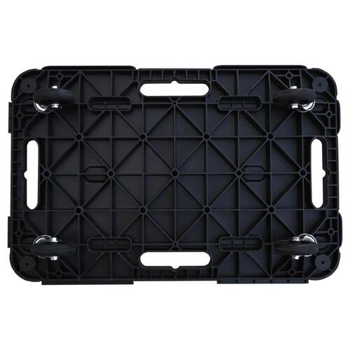 Transportvogn 58x38x12 cm PP sort