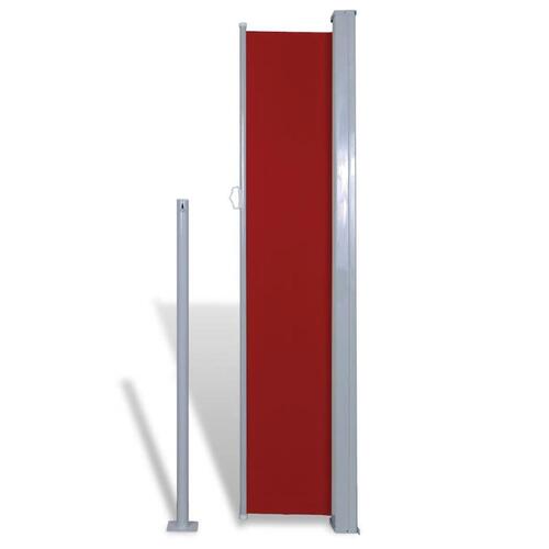 Sidemarkise til terrasse 160x300 cm rød