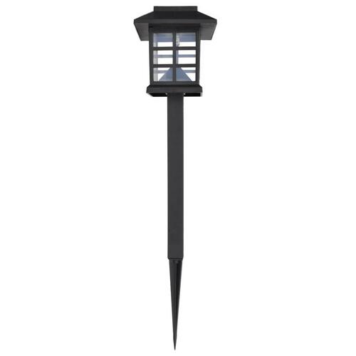 Soldrevet LED lampesæt med spyd 12 stk. 8,6 x 8,6 x 38 cm