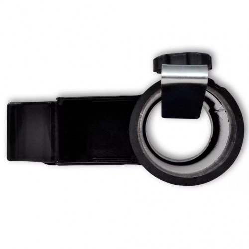 Udendørs paraplyholder stål sort