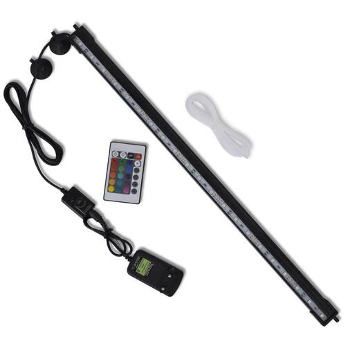 LED-akvarielampe med boblefunktion 56,5 cm RGB-farver